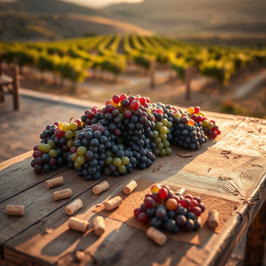 variedades de uva vino